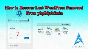 How to Recover Lost WordPress Password From phpMyAdmin